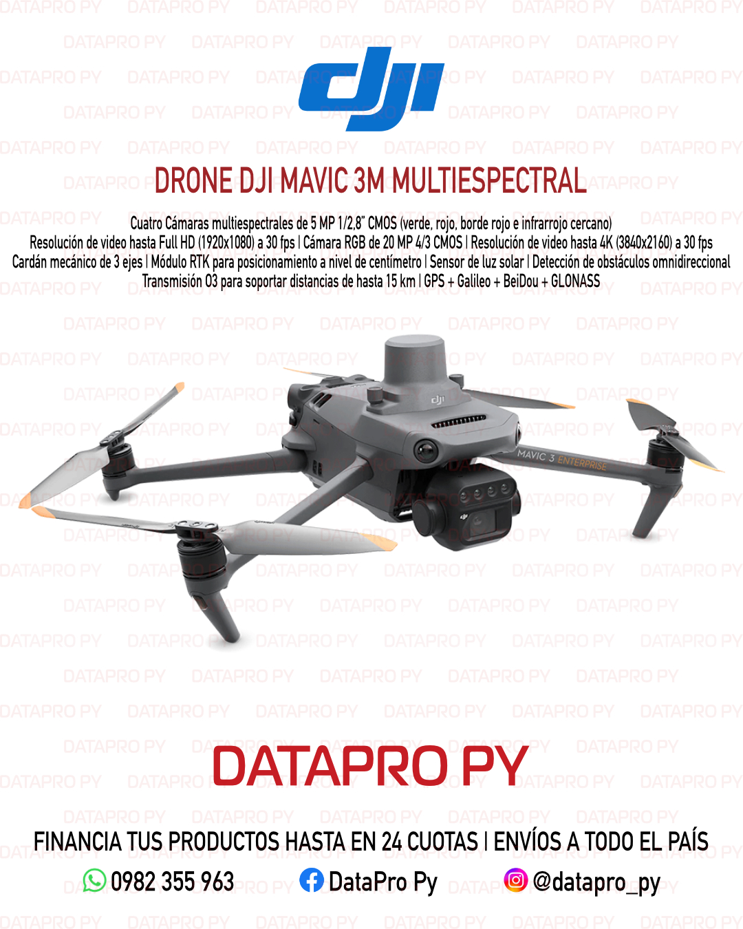 Drone DJI Mavic 3M Multiespectral Drone DJI Mavic 3M Multiespectral